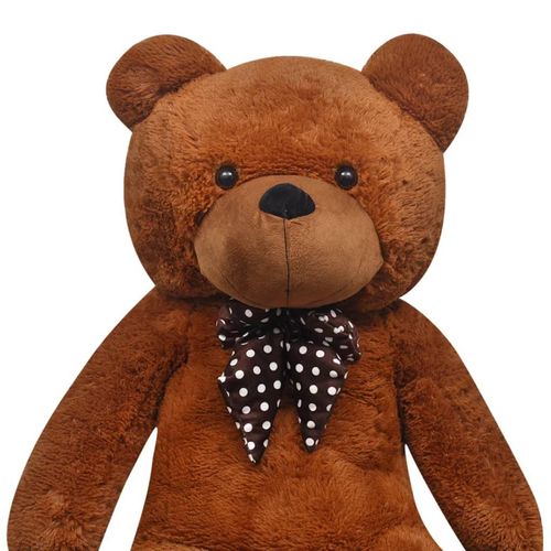 vidaXL Teddybär Kuscheltier Plüsch Braun 242 cm