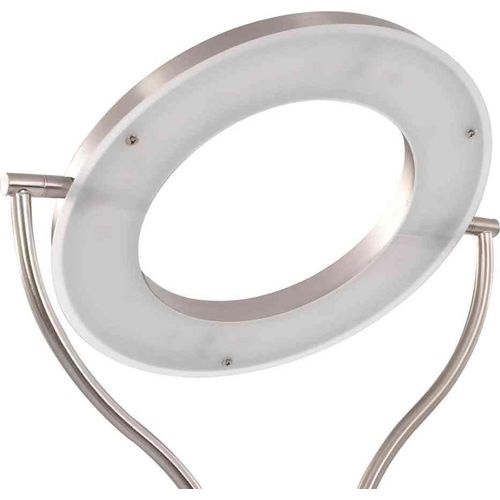 vidaXL Stehlampe 18 W Silbern 180 cm Dimmbar