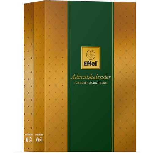 Effol Pferd Adventskalender 2025 für Pferde und Reiter mit 24 Pflegeprodukten von Effol, Effax und HEY Fell, Huf, Leder und Textilien ( Wert 200€ )