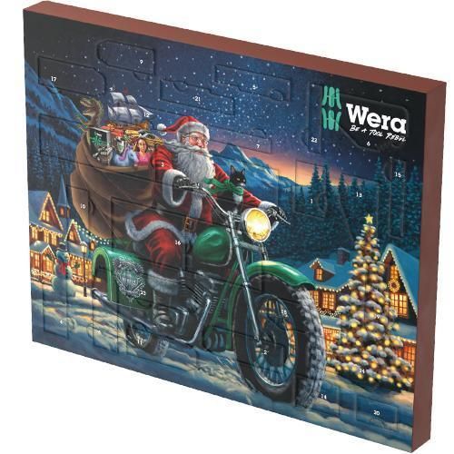 Wera Werkzeug Adventskalender 2025 – Schraubwerkstatt - 28 hochwertigen Werkzeugen Set, 15 Schraubendrehern, Männer und Herren Kalender ( Wert 200 )