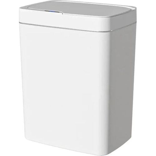 Blyx® - Smarter Mülleimer - Mülleimer mit Sensor - Badezimmer - Mülleimer - 15L - Bewegungssensor - Küche - 26x18,5x30,5cm - Weiß