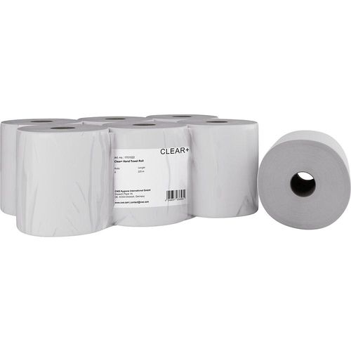 CWS Handtuchrollen, 2-lagig, 220 m, VE 6 Rollen, LxB 200 x 195 mm, weiß