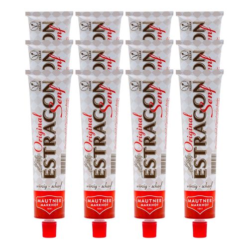 Mautner Markhof Estragon Senf 200 g, 12er Pack