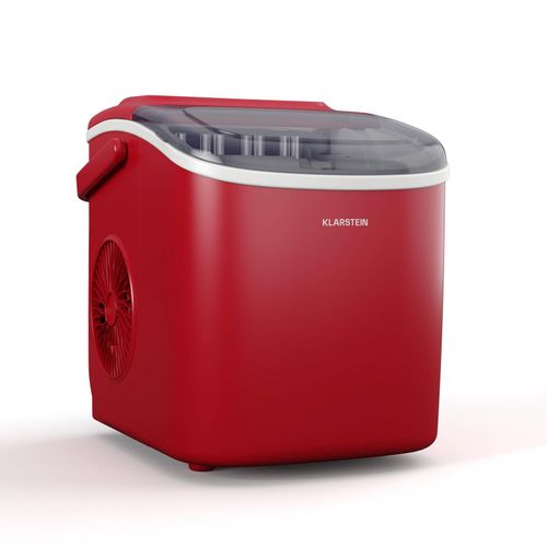 Caldwell Eiswürfelmaschine 12 kg Eiswürfel/Tag vollautomatisch LED-Anzeige leichte Reinigung Rot 1.3 Liter