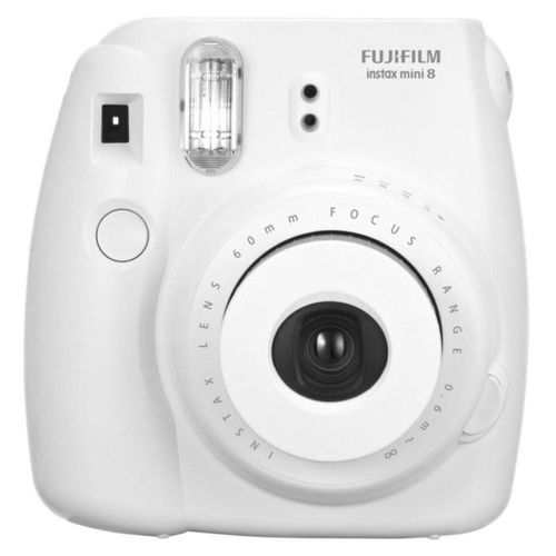 Sofortbildkamera Instax Mini 8 - Weiß + Fujifilm Instax Lens 60mm f/12.7 f/12.7
