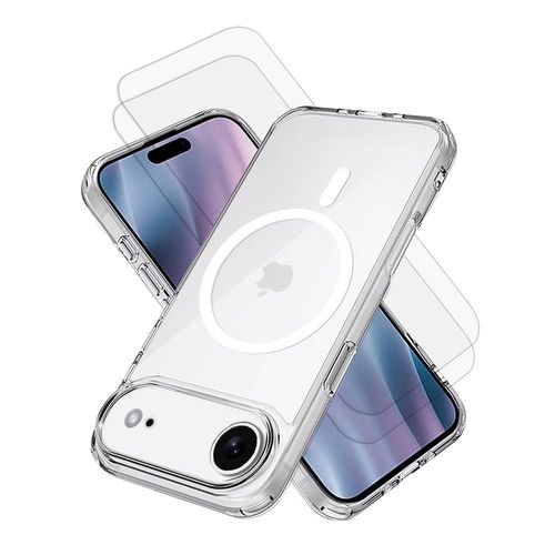 Hülle iPhone 17 Air und 2 schutzfolien - TPU - Transparent