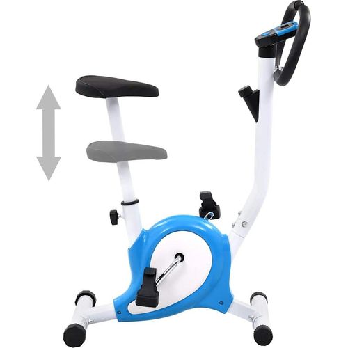 vidaXL Heimtrainer mit Riemenantrieb Blau