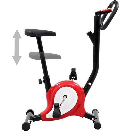 vidaXL Heimtrainer mit Riemenantrieb Rot