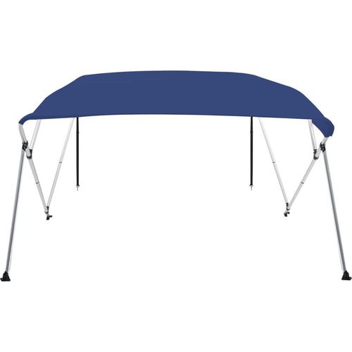 vidaXL 4-Bow Bimini Top Blau 243x210x137 cm