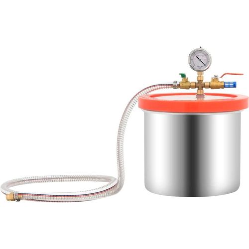 vidaXL Vakuumkammer Edelstahl 7,4 L