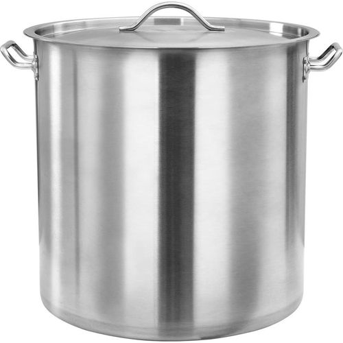 vidaXL Suppentopf 71 L 45×45 cm Edelstahl