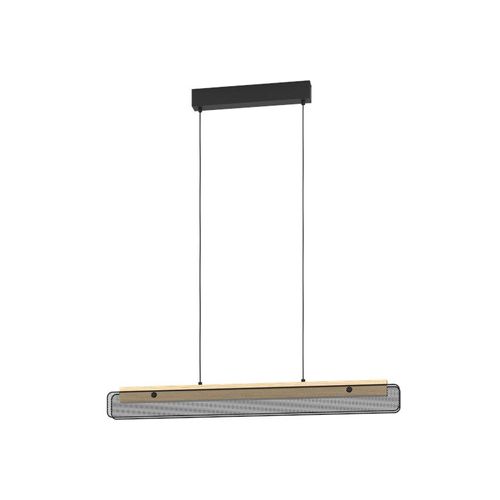 EGLO KOKOMO-Z LANGER TISCH RGBTW SCHWARZ/NATUR FSC