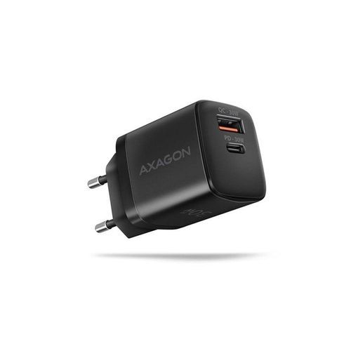 AXAGON Wall Charger 30 W PD 3.0 Quick Charge 4+ - USB-C + USB-A