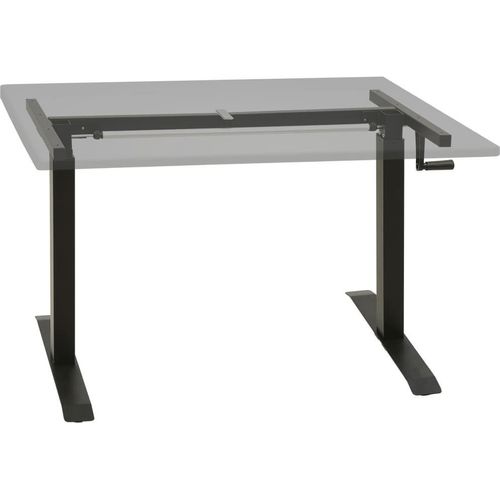 vidaXL Schreibtisch-Gestell Manuell Höhenverstellbar Handkurbel