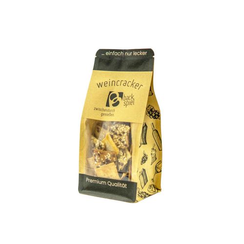 backspiel Pikante Weincracker mit Leinsamen und Sesam