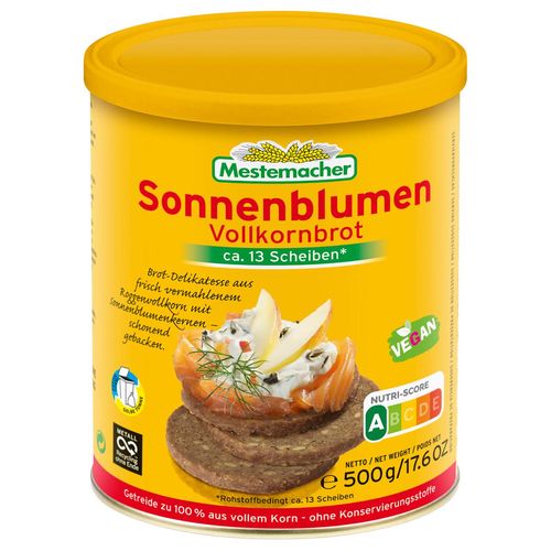 ORIGINAL MESTEMACHER Vollkornbrot mit Sonnenblumen