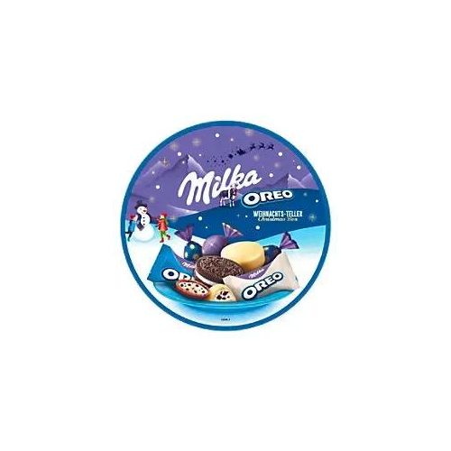 Milka Weihnachtsteller Oreo-Schokolade 197 g