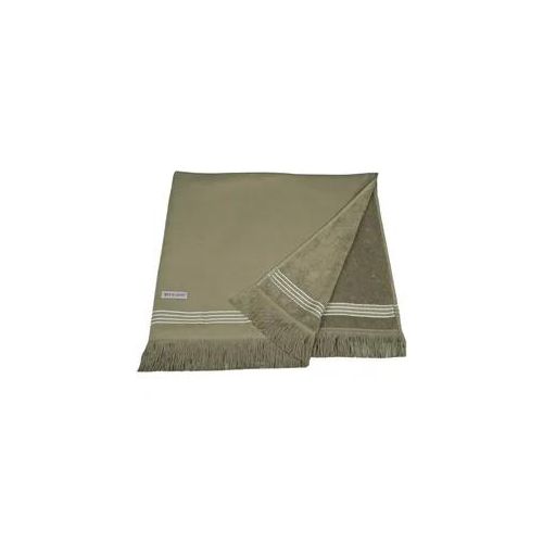 Hamamtuch ROSS "Hamam", grau (flanell), B:90cm L:180cm, Hamam Frottier, Hamam Frottier, Handtücher, idealer Begleiter für Strand, Sauna oder Wellnessbereich