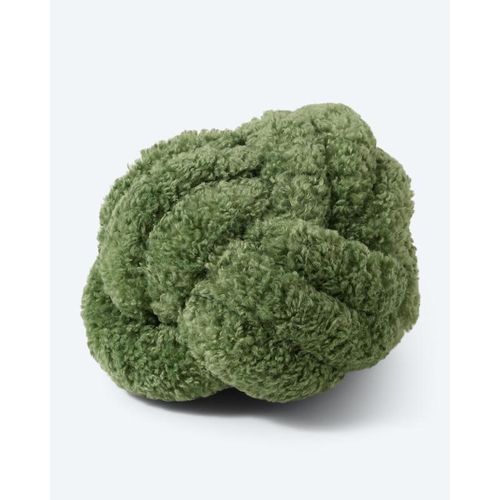 Knotenkissen in Teddy-Optik