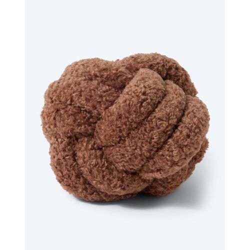 Knotenkissen in Teddy-Optik