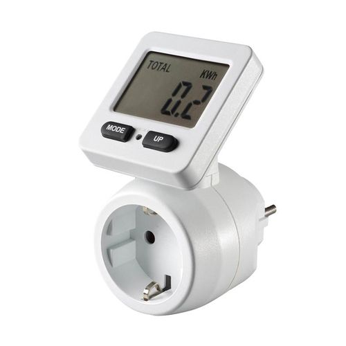 Vivanco Digital energy consumption meter Schuko 3680W
