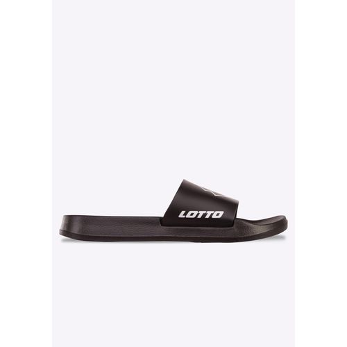 Badesandale LOTTO, Gr. 41, schwarz-weiß (schwarz, weiß), Synthetik, Schuhe