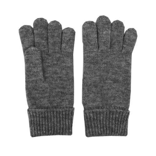 Strickhandschuhe MAXIMO, Baby, Gr. 4/5, carbonmeliert, Strick, Materialmix, unifarben, Handschuhe, Fingerhandschuhe, extra lange Strickbündchen, unifarben