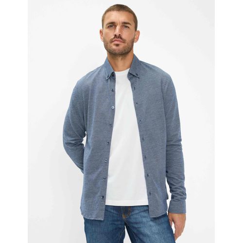 Brax Herren Hemd Style DANIEL universe, Blau, Gr. L Image