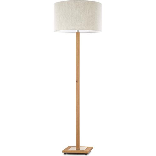 Titos Stehleuchte Jute Leinenoptik