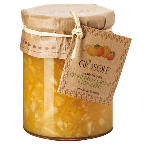 Zitrusfrüchte und Ingwer Marmelade Italienischer Fruchtauftrich