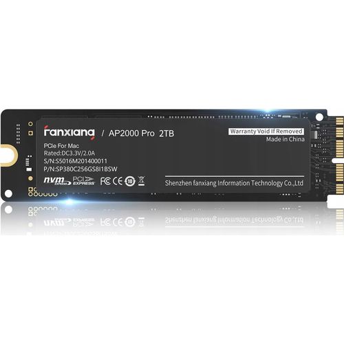 Fanxiang Ap2000Pro 2Tb M.2 2280 Pcie3.0 Nvme Ssd Laufwerk Für Apple Macbook/Air