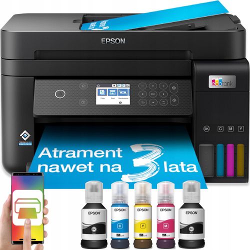 Drucker Epson Ecotank 3In1 Duplex Wifi Adf, Scanner, Kosten 0,7 Cent, Tinten