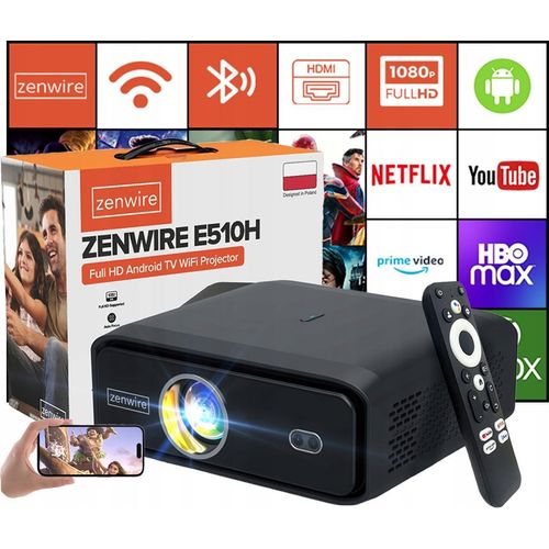 Projektor Projektor FULL HD 4K 15000lm Android Google TV WiFi Bluetooth LED