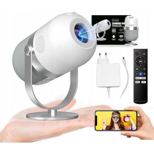 Mini Projektor 360 Android 9.0 Wifi Portable Smart Schwenkbarer Full Hd Projektor
