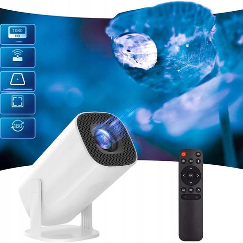 Projektor Android 12.0 720P Wifi Smart Bluetooth Autokorrektur Und 180° Drehung
