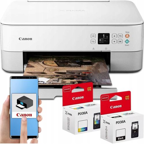 Drucker Canon Pixma Ts5351 3In1 Duplex Wi-Fi Drucken Farbe Scannen Tinten Leicht