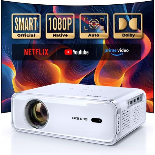 Projektor Lcd Smart Tv 1080P Hdr10 Autofokus Wifi Bluetooth Dolby 200 Zoll