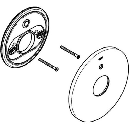 Grohe Rosette 46586 moon white moon white