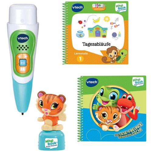 Vtech Lernspielzeug MagiBook Story'Friends inkl. Buch Tagesabläufe Lernstufe 1