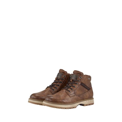 TOM TAILOR Herren Wasserdichte Schnürstiefeletten, braun, Uni, Gr. 41 Image