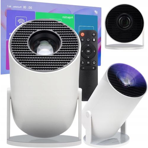 Projektor Smart Android 11 4K Wifi, 130 Zoll, Keysstone 4D, Polnische Schnittstelle