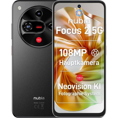 Nubia Focus 2 5G, Smartphone, 256 GB ROM, 6 GB + 10 GB RAM, 6,6 Display"