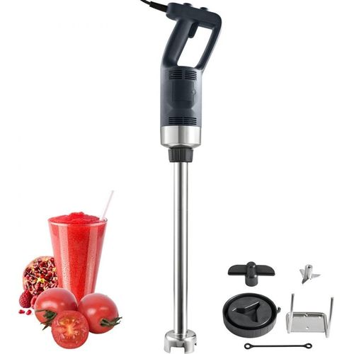 Stabmixer Elektrisch 750 W - Hochleistungs Pürierstab mit Einstellbaren Drehzahlen - Edelstahl Mehrzweckmixer 855 mm - Abnehmbarer Rührstab - Inkl. Wandhaken und Ersatzklingenkopf