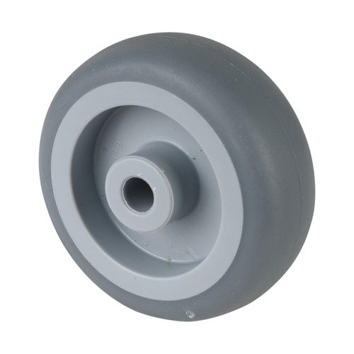 BS Rollen Gummirad, Durchmesser 50, A80 grau, Achs, Durchmesser 6 50kg (A80.054)