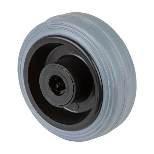 BS Rollen Rad, Raddurchmesser 80, B46 grau, Achs, Durchmesser 12 50kg (B46.080)