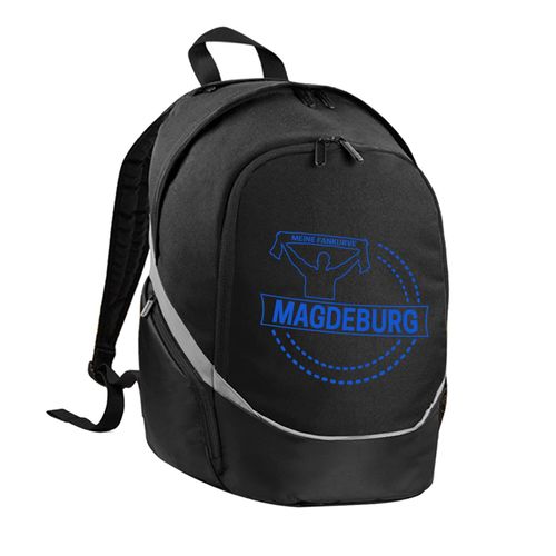multifanshop Rucksack - Magdeburg - Meine Fankurve - Druck blau - Tasche