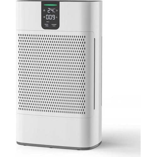 Luftreiniger ,UV-Sterilisator, 3 Geschwindig., HEPA, PM2.5-Sensor, App/Sprachsteuerung (weiß)