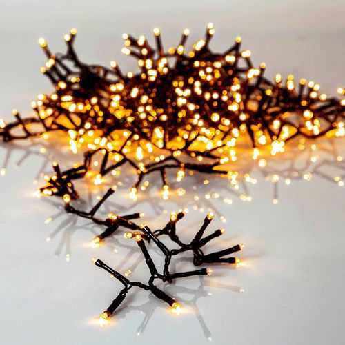 Eglo Lichterkette , Schwarz , Kunststoff , warmweiß , 1260 cm , Lampen & Leuchten, Innenbeleuchtung, Dekoleuchten