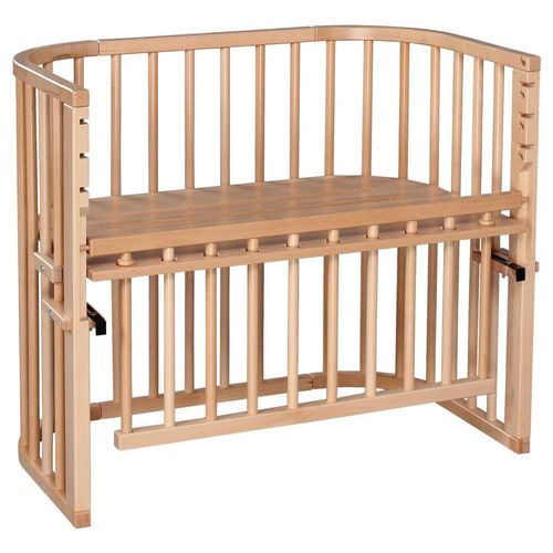 Babybay Beistellbett Maxi Comfort Plus , Buche , Holz , Buche , 56.5x79x96 cm , Textiles Vertrauen - Oeko-Tex®, Oeko-Tex® Standard 100 , Lattenrost