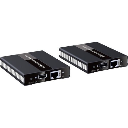PremiumCord HDMI KVM Extender mit USB auf 60m über ein Cat5/6 Kabel, ohne Verzögerung